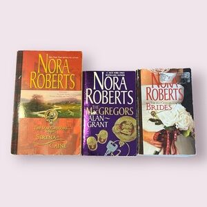 Nora Roberts 3 Paperbacks - The MacGregors Series & The MacGregor Brides